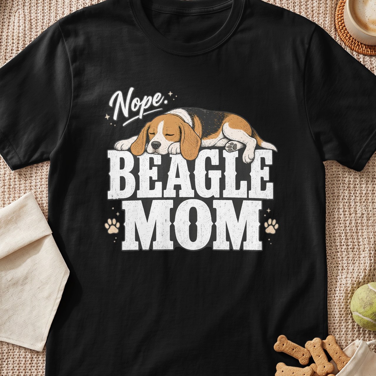 Nope Beagle Mom T-Shirt