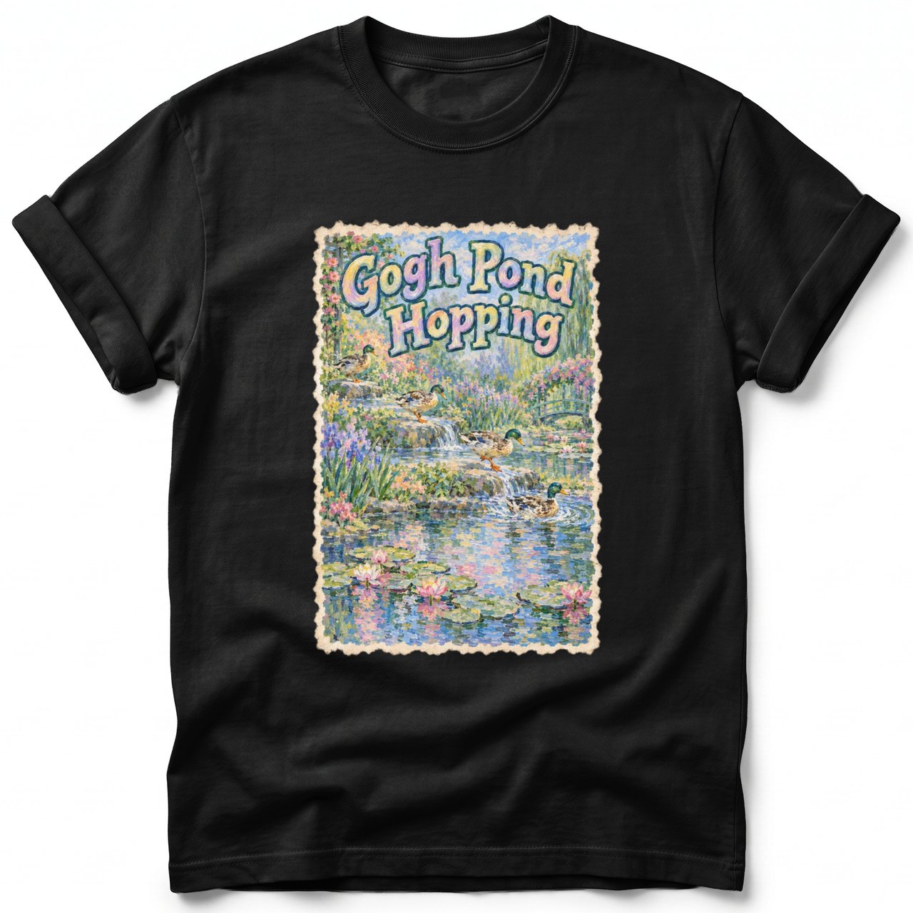 Gogh Pond Hopping ~ Comfort Colors Premium Tee