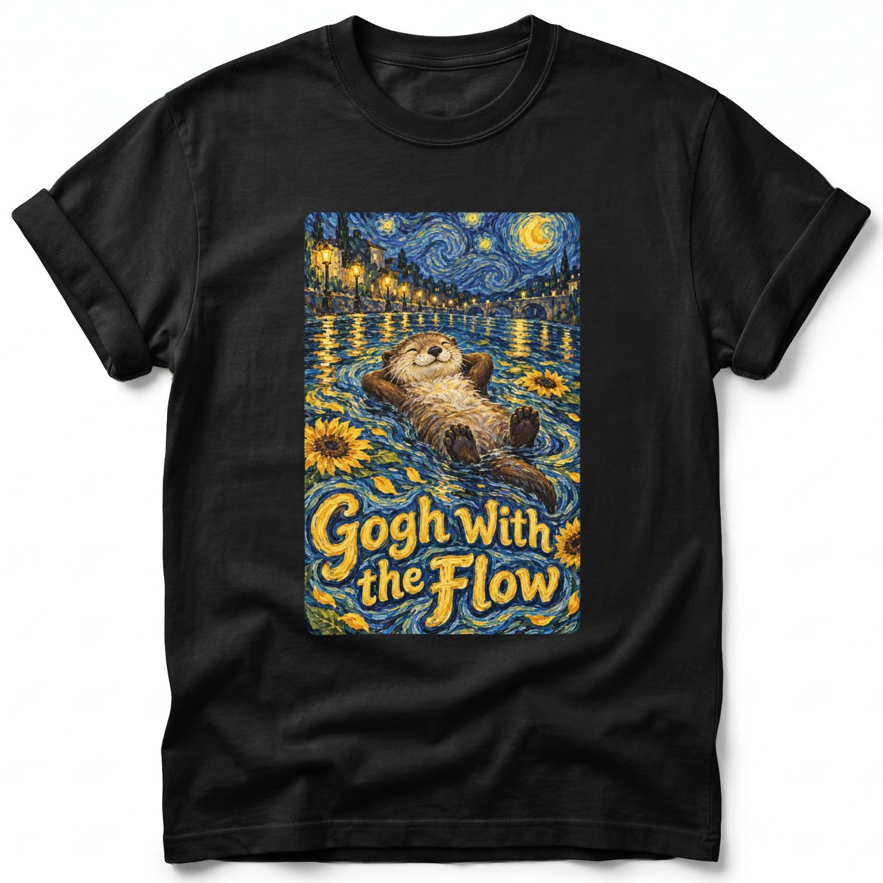 Gogh With the Flow ~ Comfort Colors Premium Tee