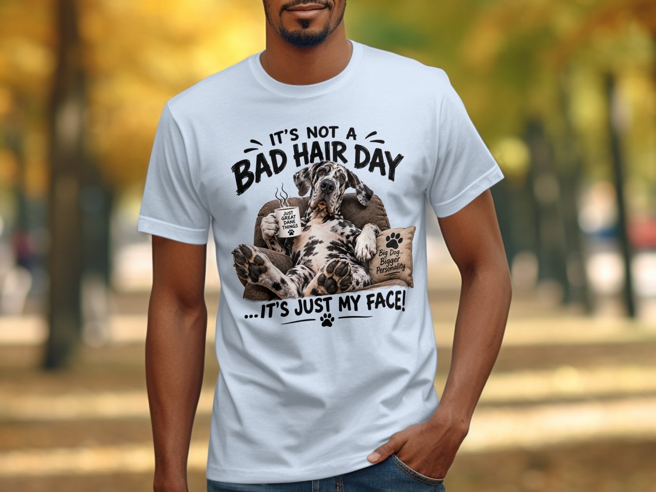 Bad Hair Day Great Dane Tee