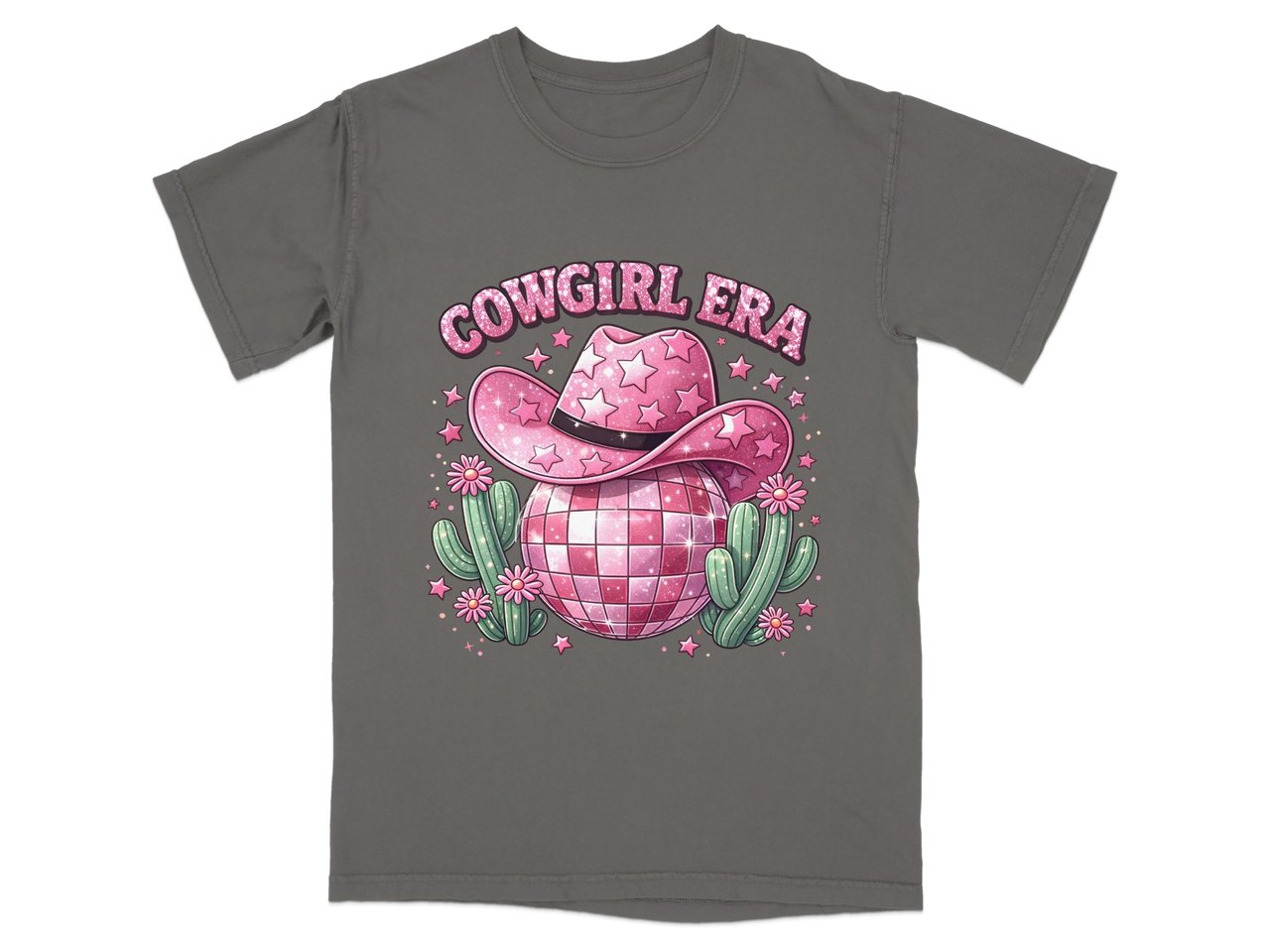 Cowgirl Era Disco Glam T-Shirt