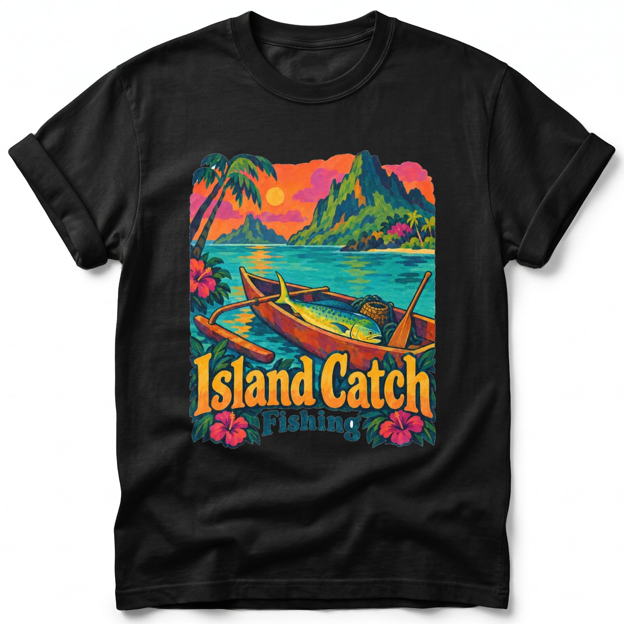 Island Catch ~ Comfort Colors Premium Tee