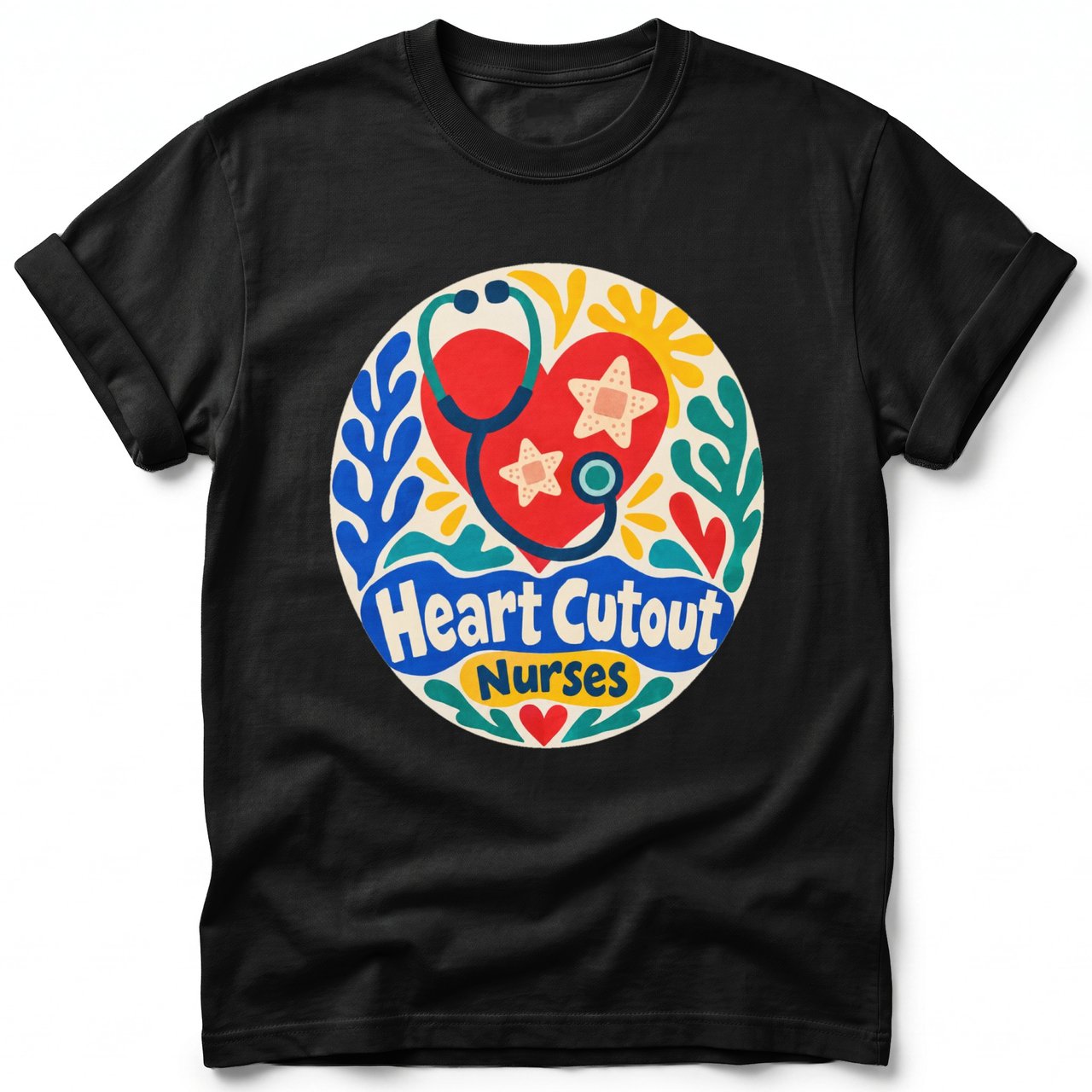 Heart Cutout ~ Comfort Colors Premium Tee
