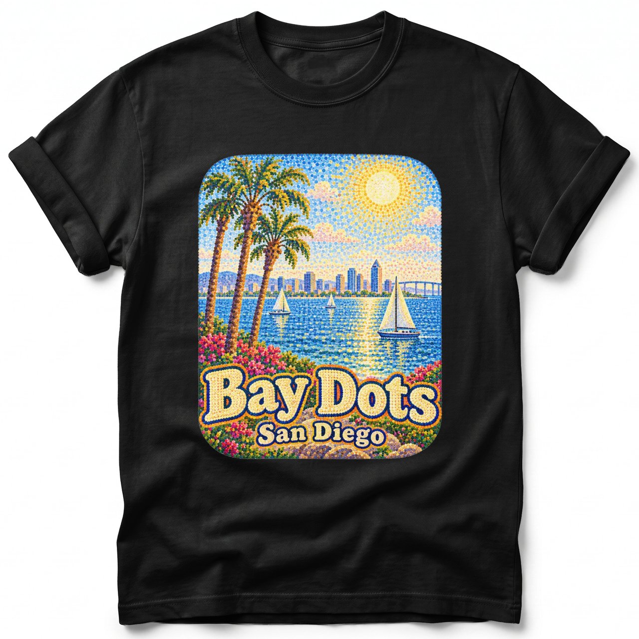 Bay Dots ~ Comfort Colors Premium Tee