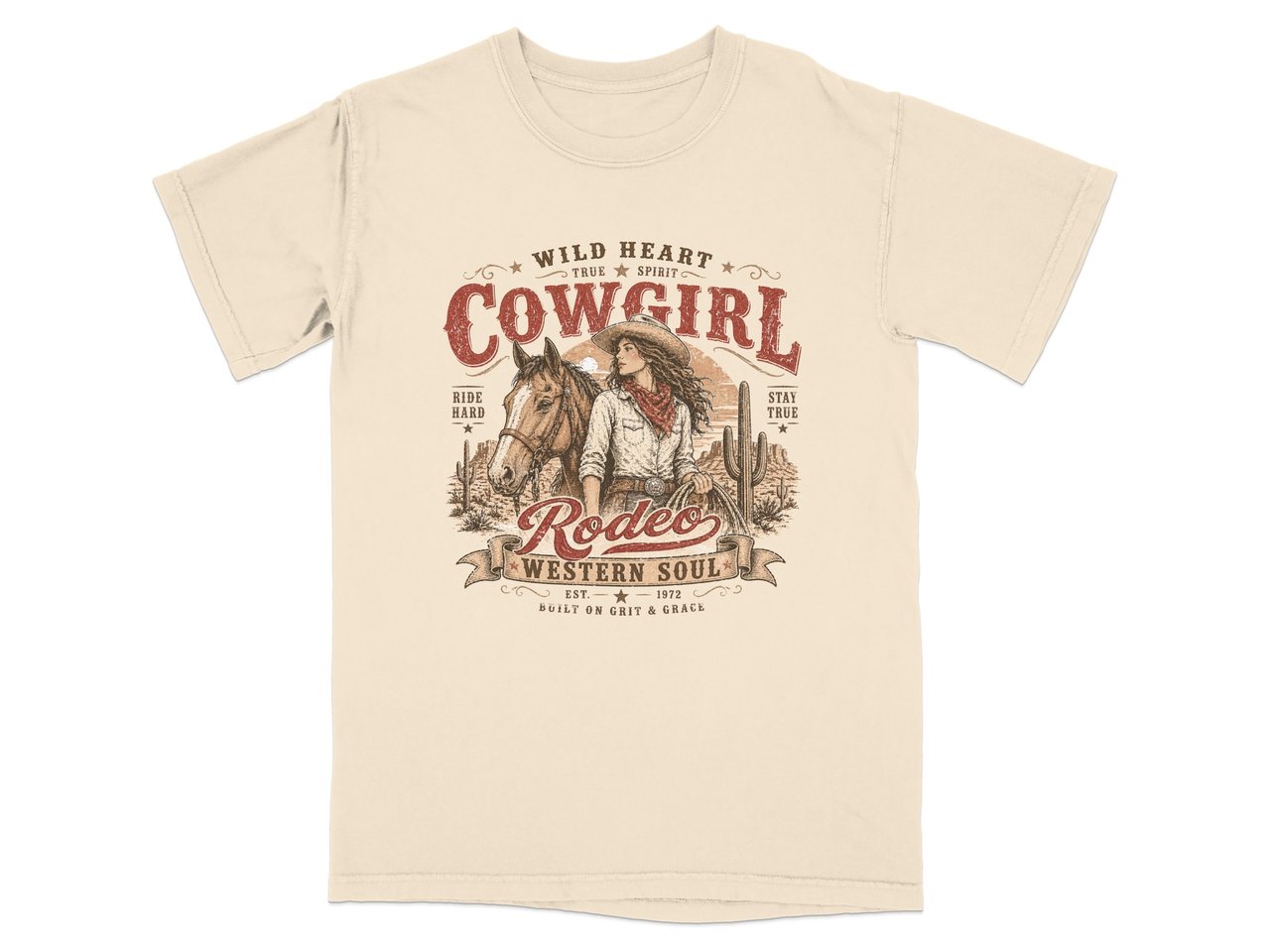 Western Soul Cowgirl: Grit & Grace T-Shirt