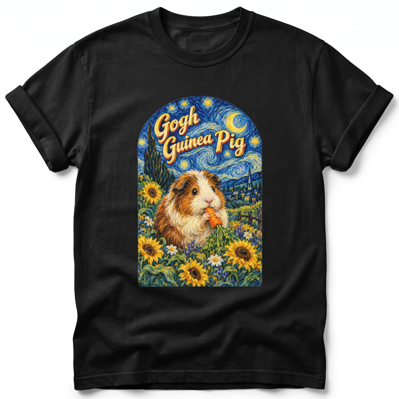 Gogh Guinea Pig ~ Comfort Colors Premium Tee