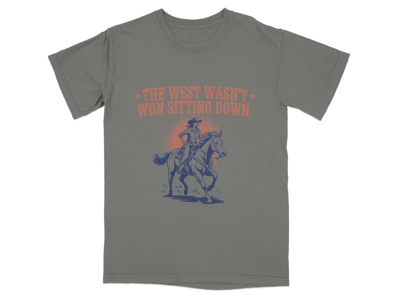 The West Wasn't Won Cowgirl Tee