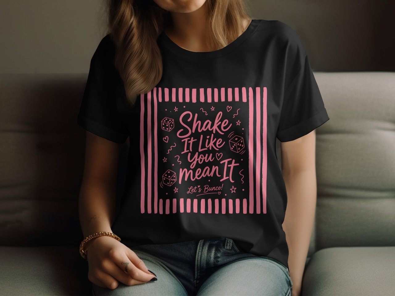 Shake It Like You Mean It Bunco Tee