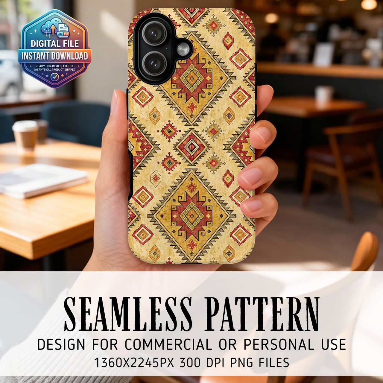 Southwestern Tribal Digital Print
