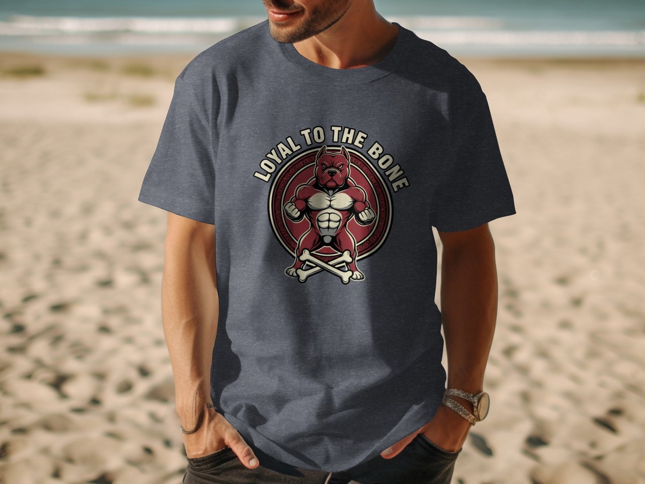 Loyal To The Bone Pitbull Tee | Pit Bull Shirt | Pittie Lover Gift | Bully Breed Appare
