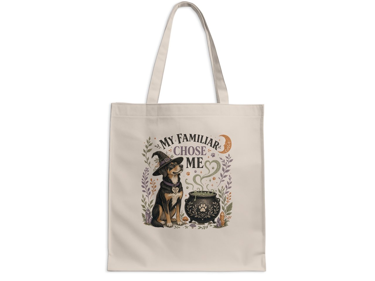 My Familiar Chose Me Tote Bag