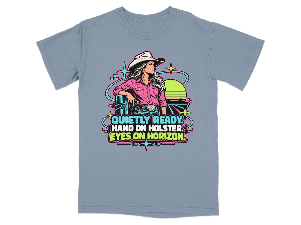 Quietly Ready Cowgirl Tee