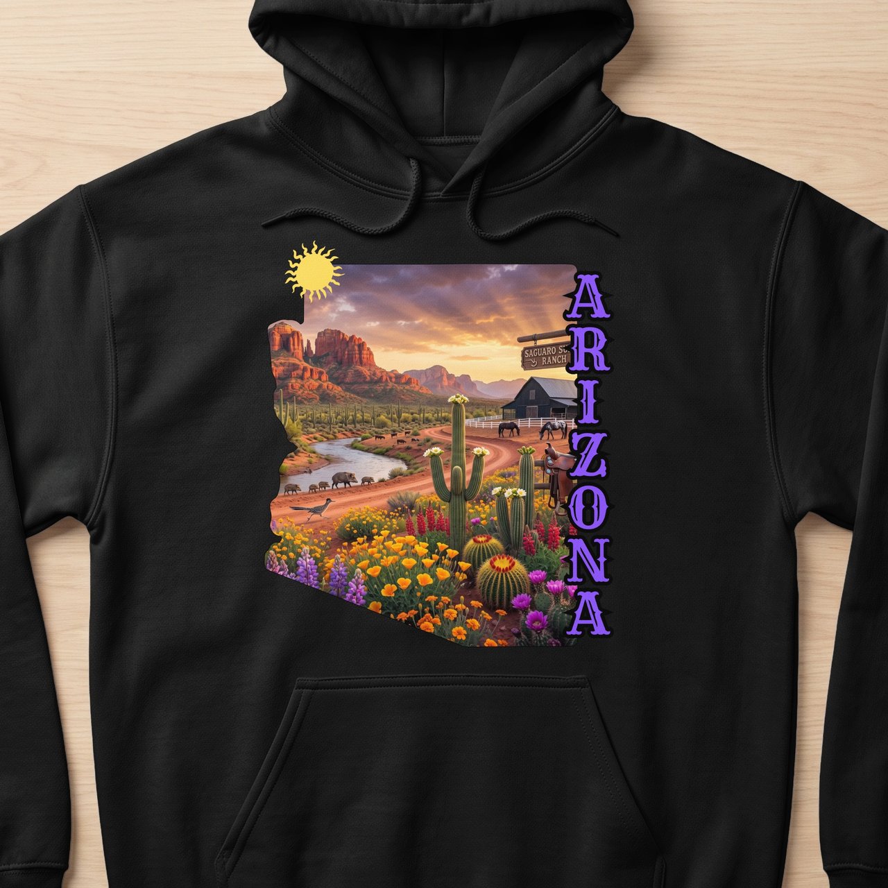 State Graphic Hoodie