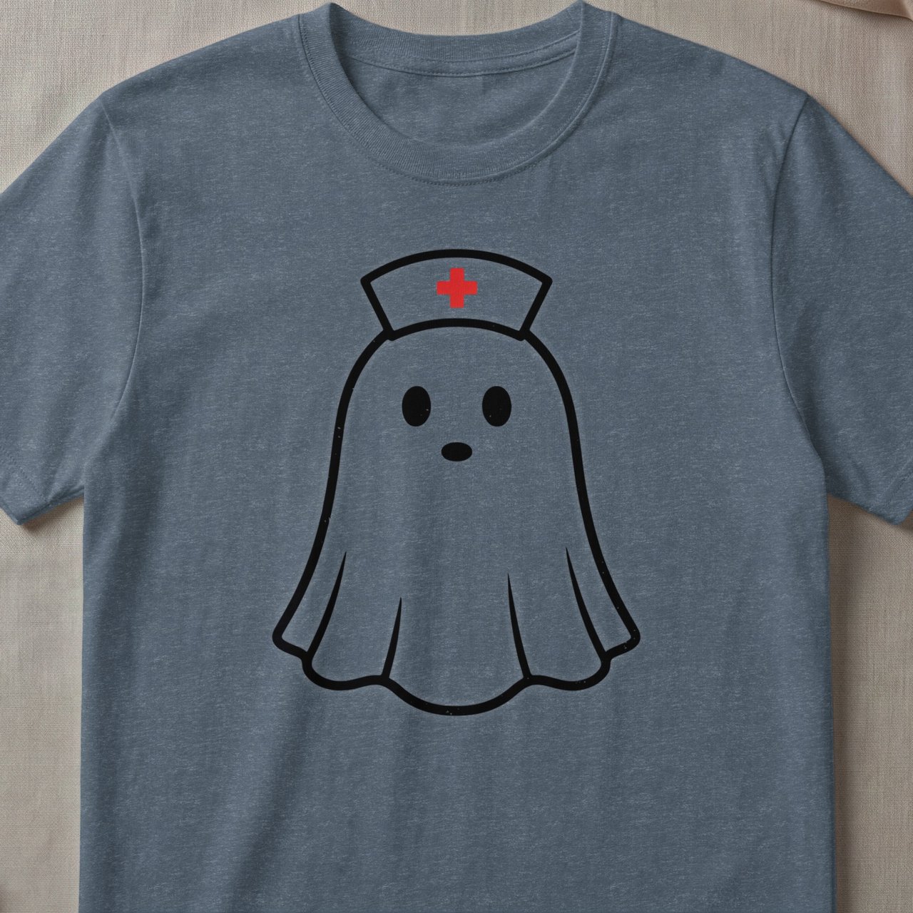 Spooky Nurse Ghost Tee