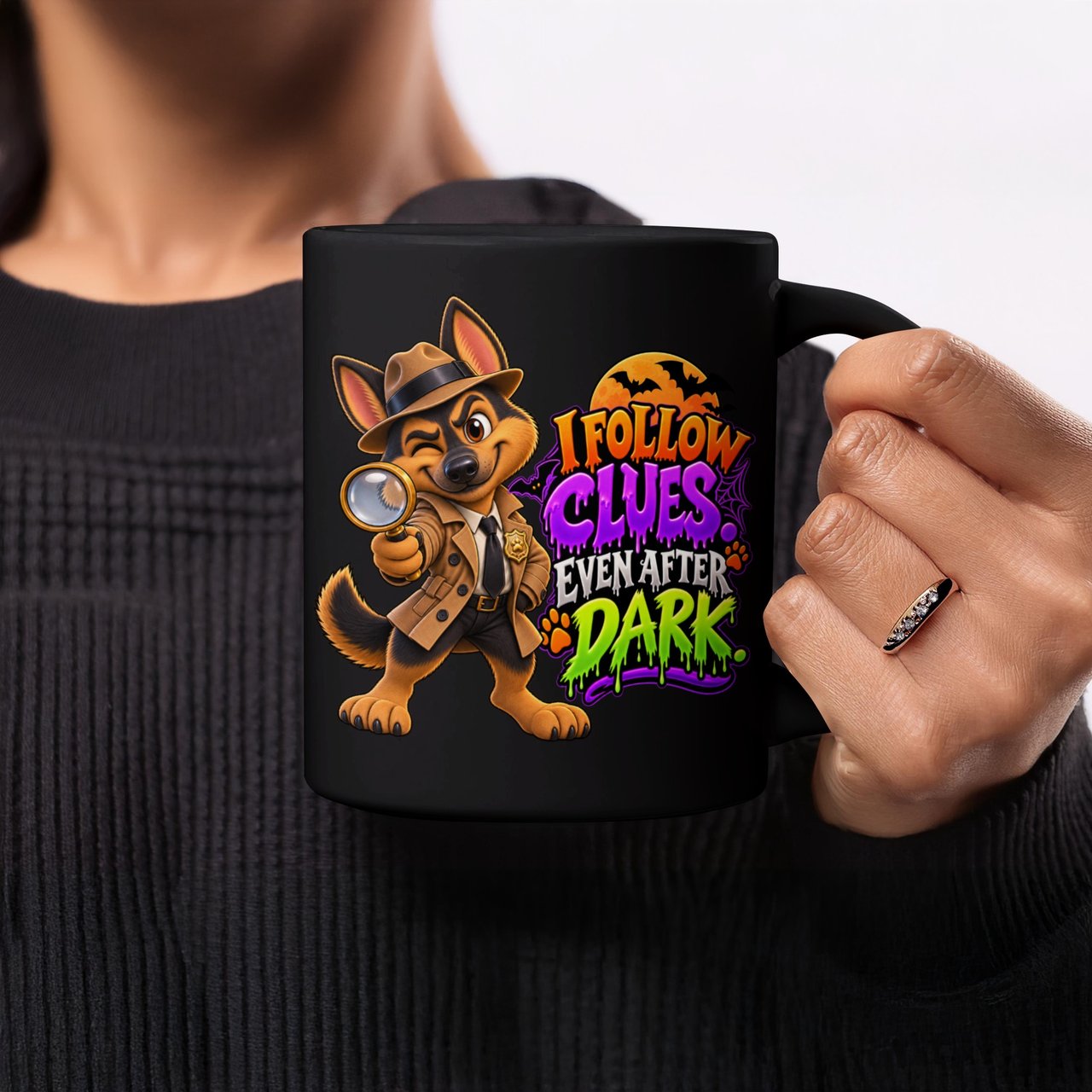 I Follow Clues German Shepherd Mug