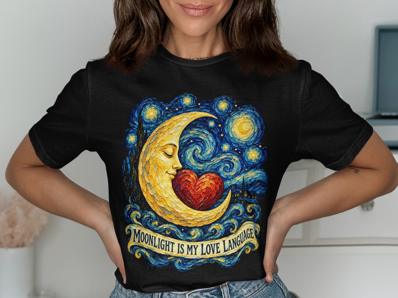 Moonlight Is My Love Language Tee or Sweatshirt