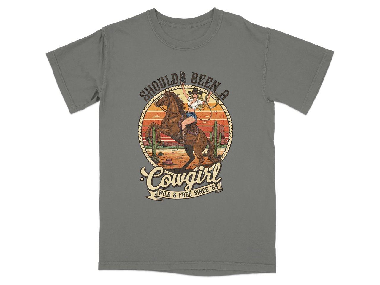 Shoulda Been A Cowgirl Tee
