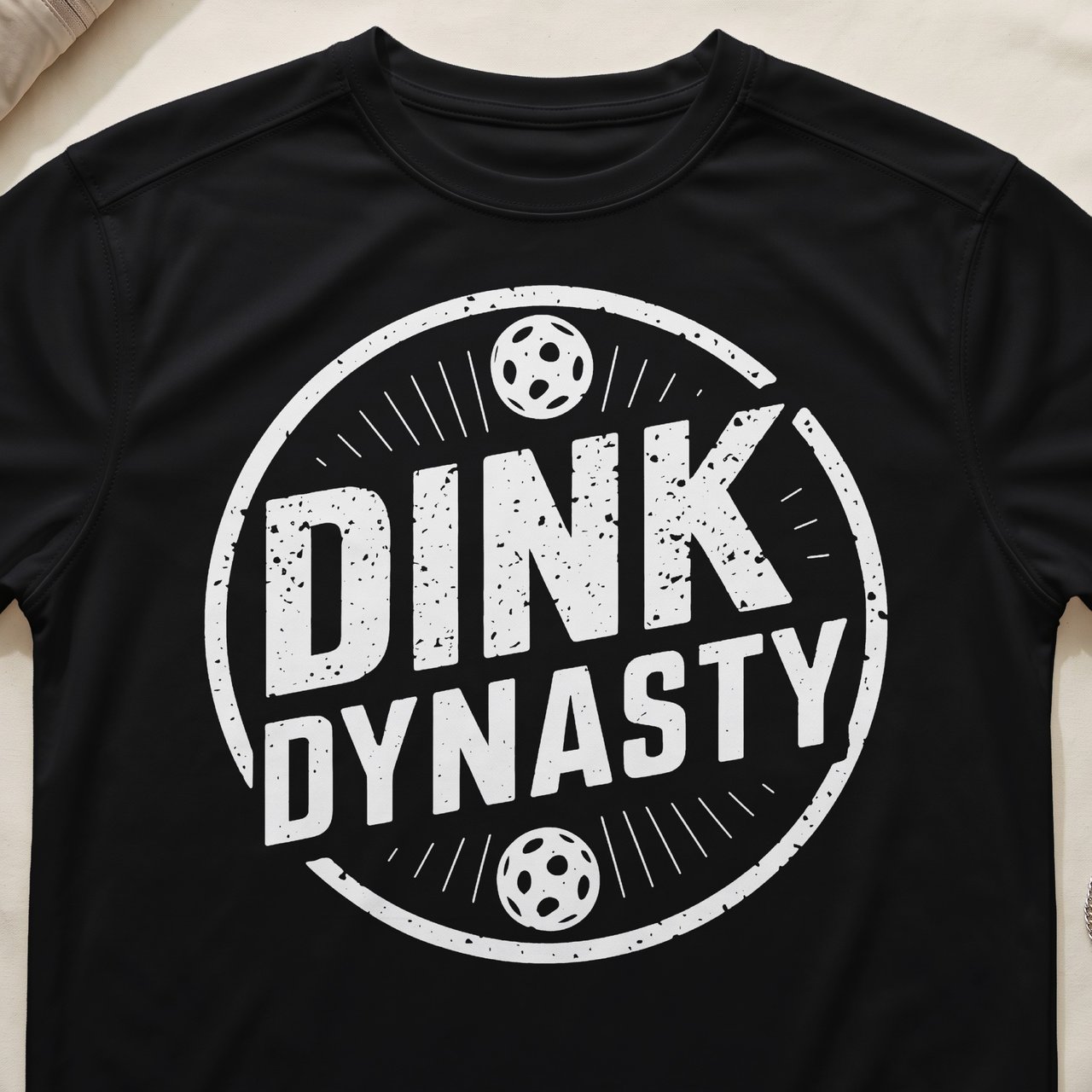 Pickleball Sport-Tek Performance Tee, Dink Dynasty, Moisture-Wicking Athletic Pickleball Court Apparel
