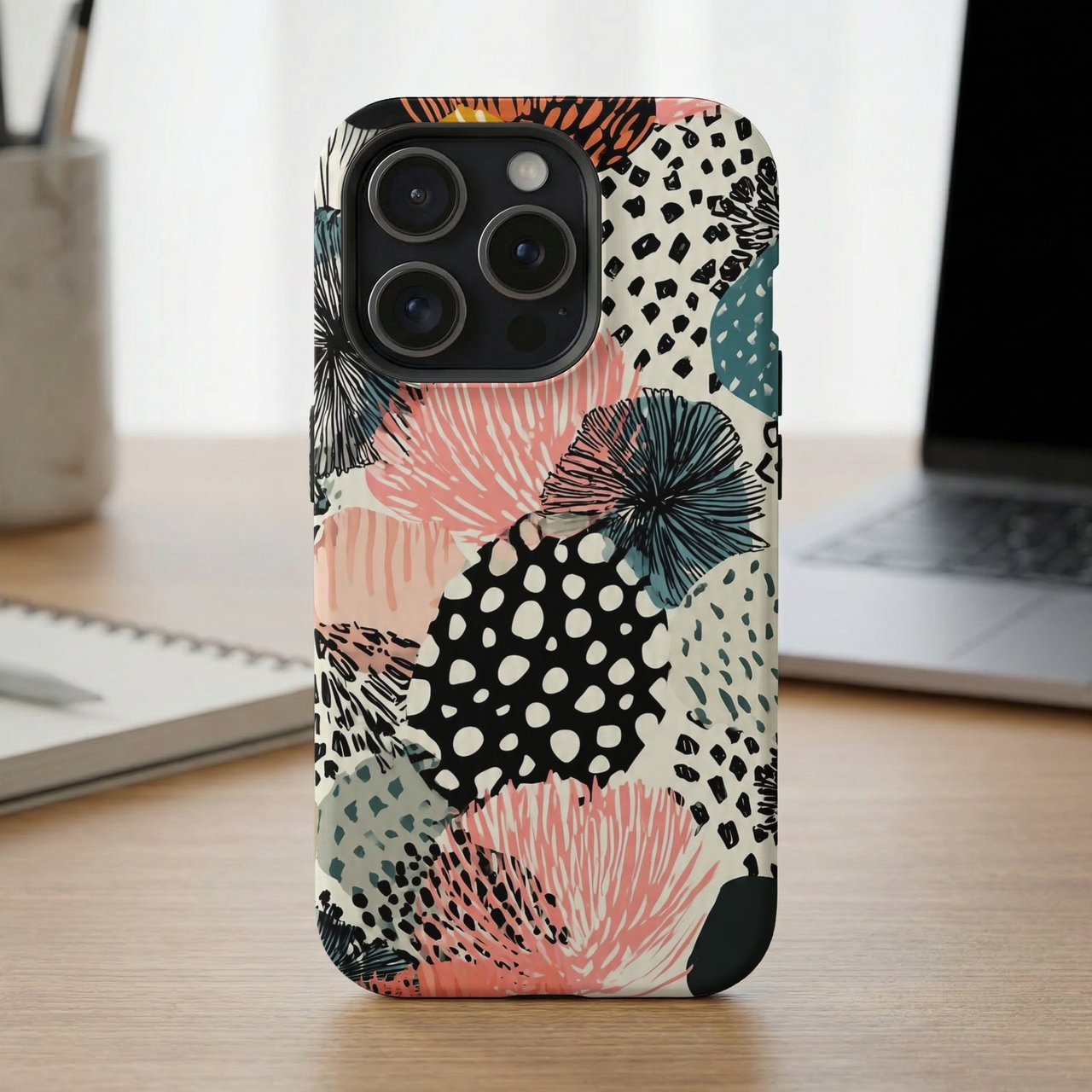 Abstract Botanical Collage MagSafe® Phone Case