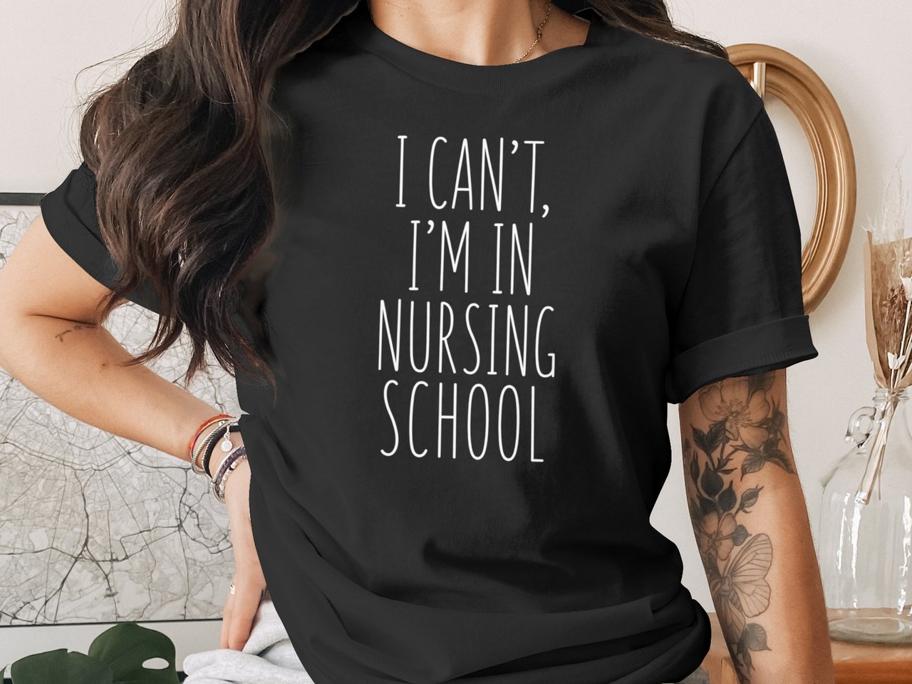 Funny Nursing School T-Shirt: Student Nurse Quote, rn lpn cna, bsn Degree