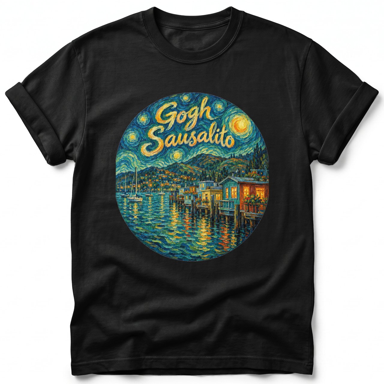 Gogh Sausalito ~ Comfort Colors Premium Tee