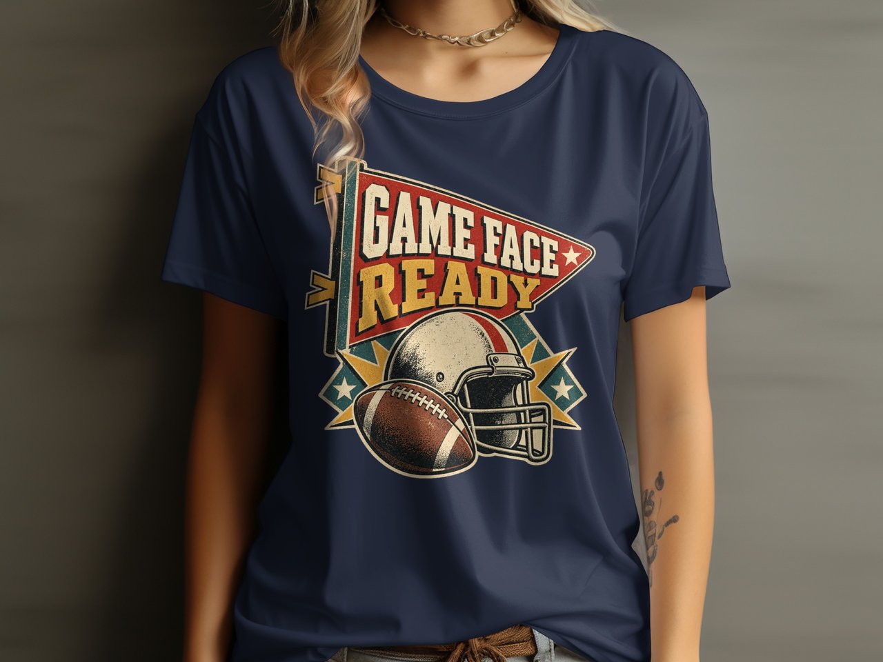 Game Face Ready Football Tee or Sweatshirt