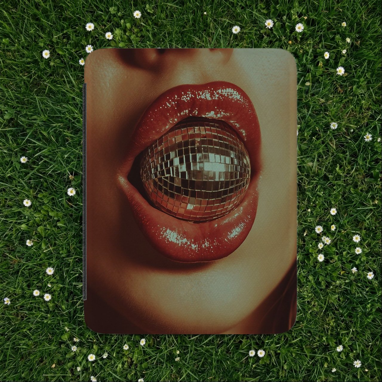 Disco Ball Lips Kindle Case