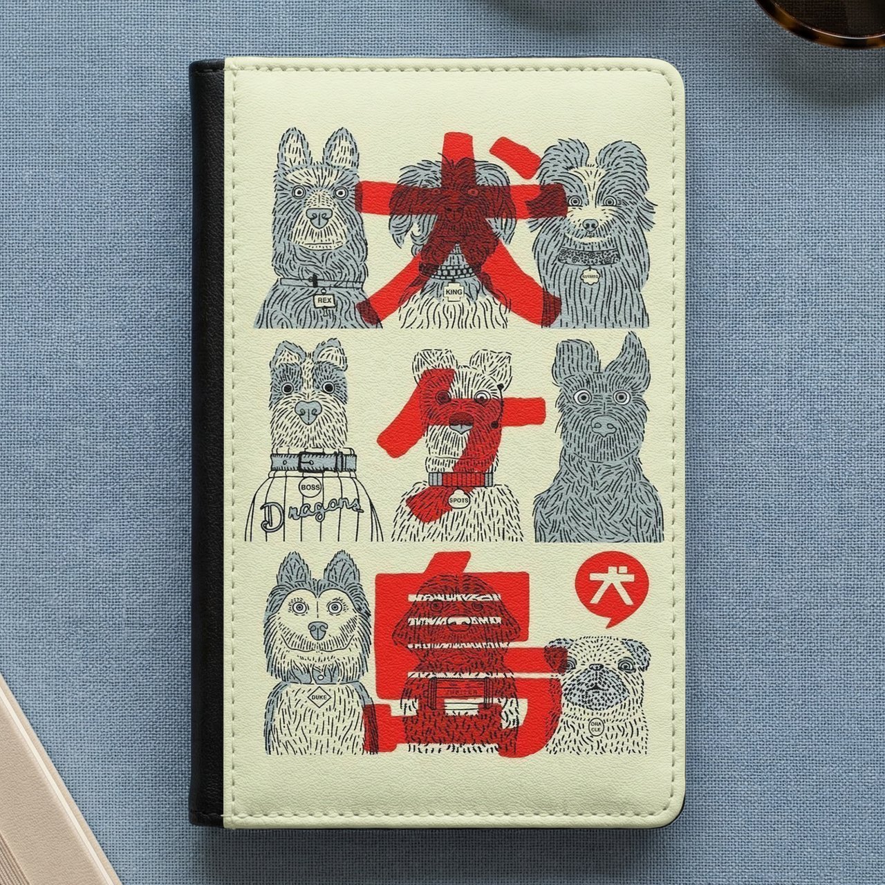 Japanese Dog Pack Passport Cover