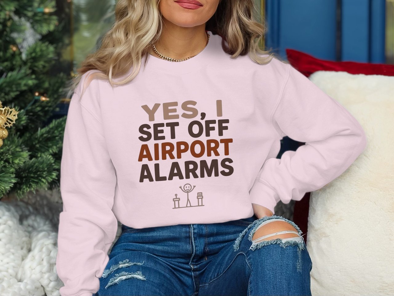 Knee Surgery T Shirt, Airport Alarm Funny, Metal Detector Joke Tee, Joint Replacement Recovery Gift, Operation Humor T-Shirt, Travel Humor