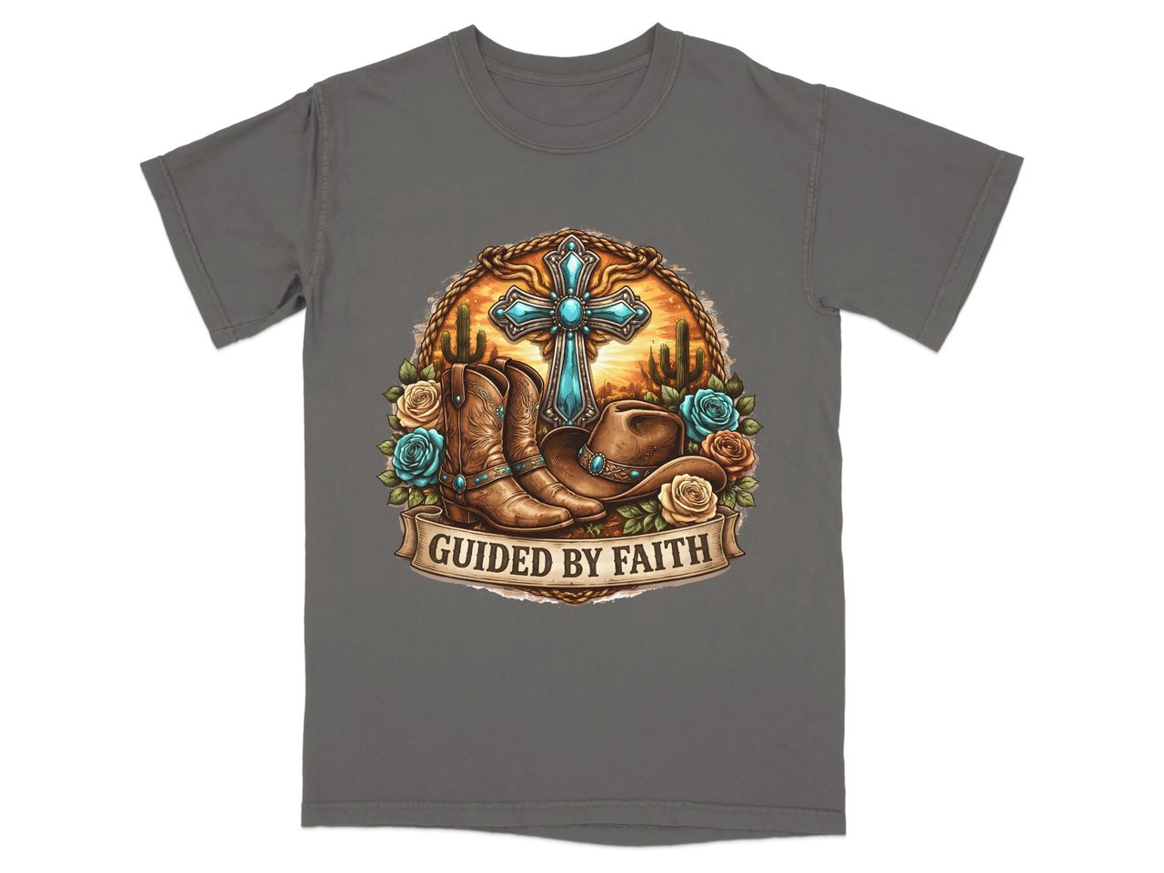 Guided by Faith Western Spirit T-Shirt