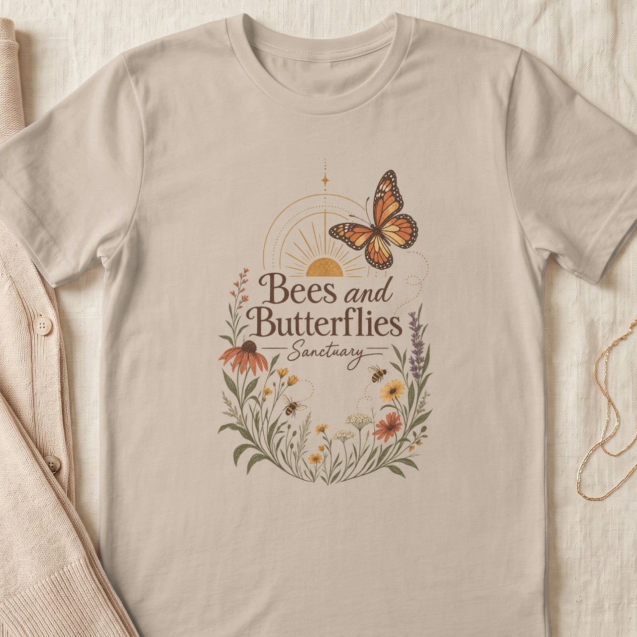 Bees and Butterflies Sanctuary Tee