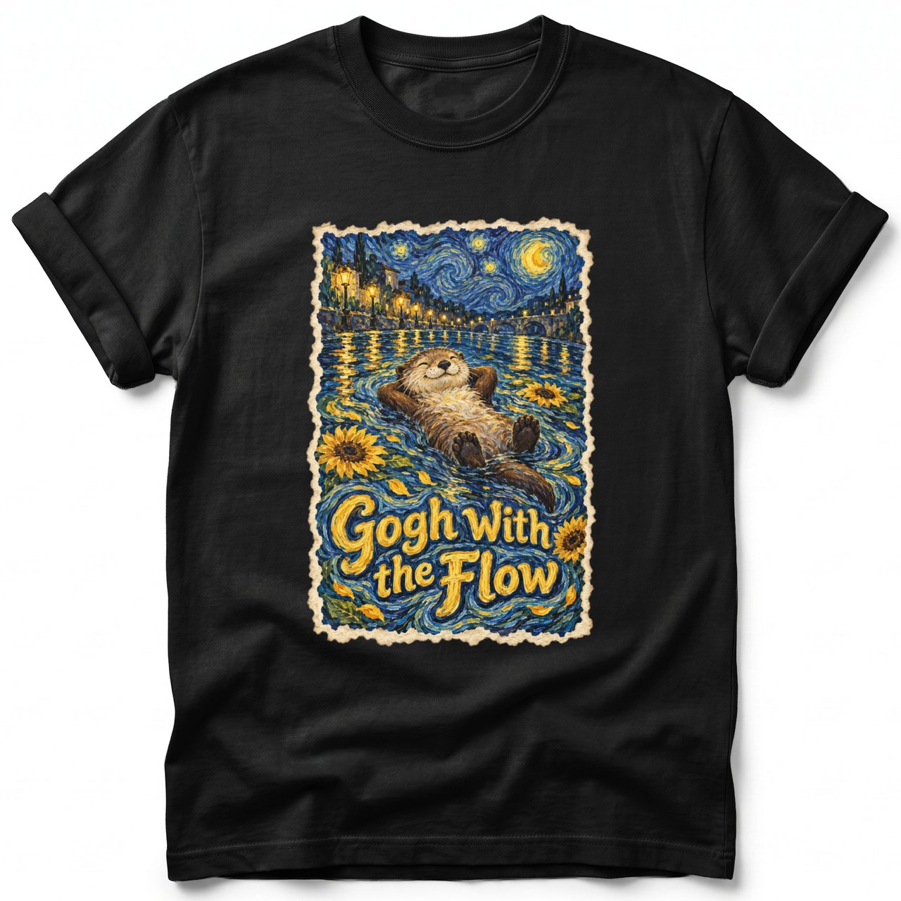 Gogh With the Flow ~ Comfort Colors Premium Tee