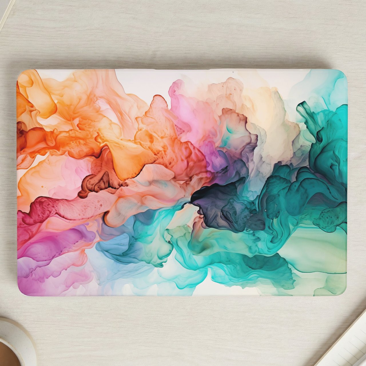 Abstract Watercolor MacBook Case