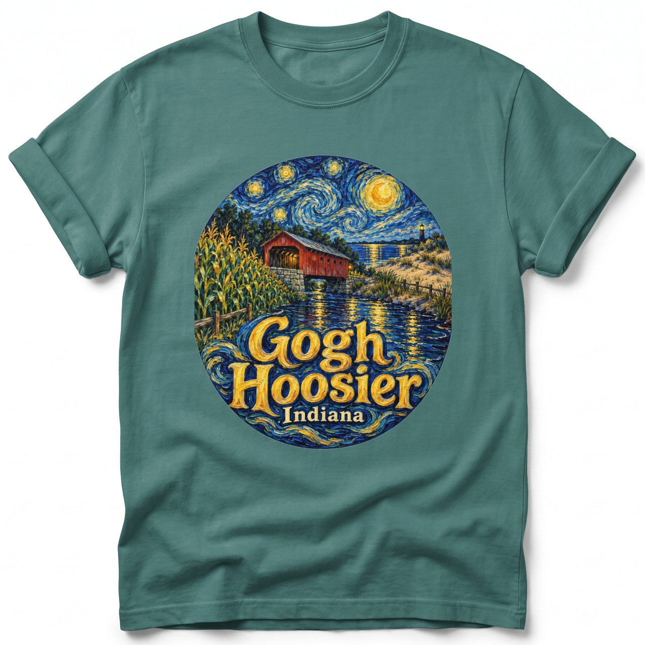 Gogh Hoosier ~ Comfort Colors Premium Tee