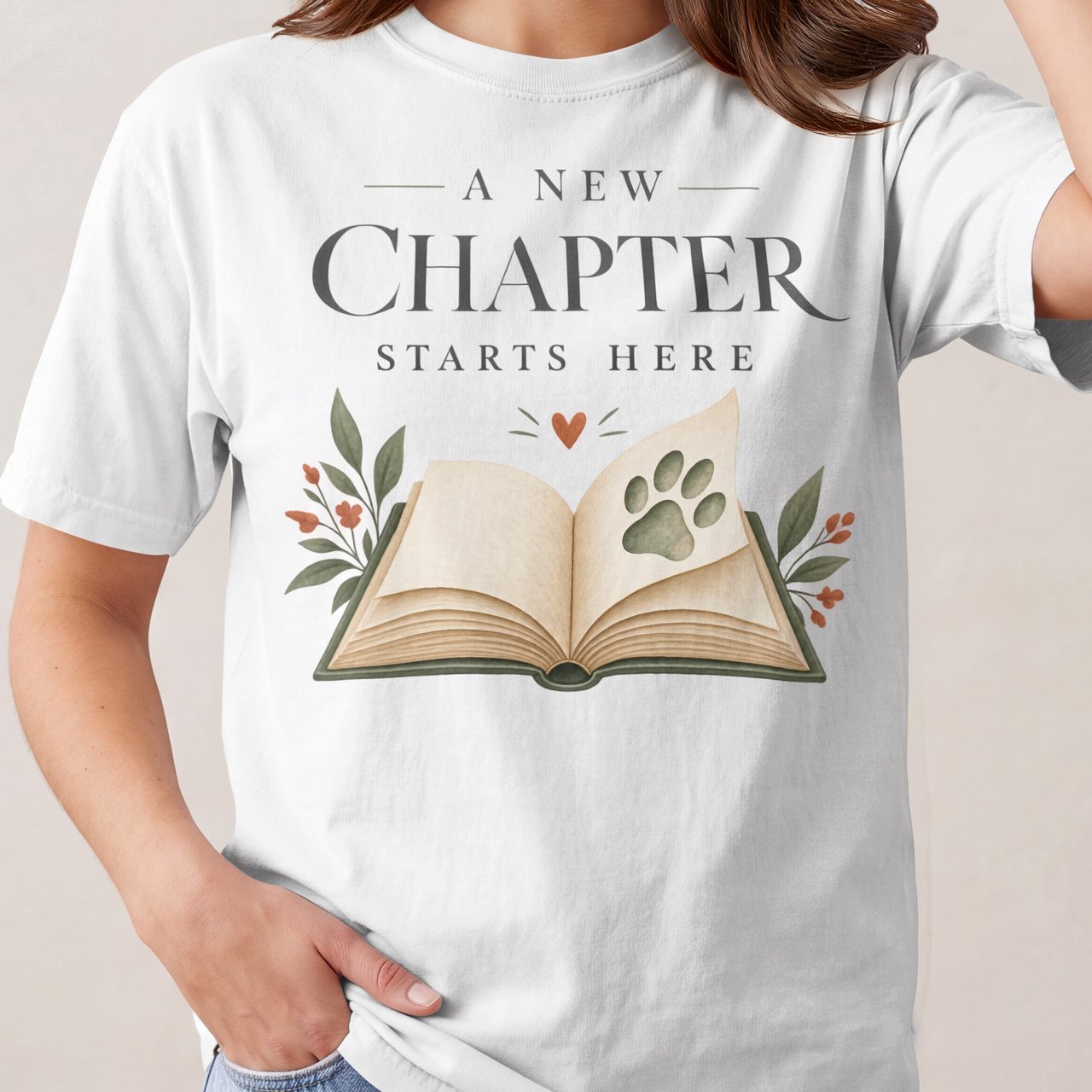 A New Chapter Starts Here Tee