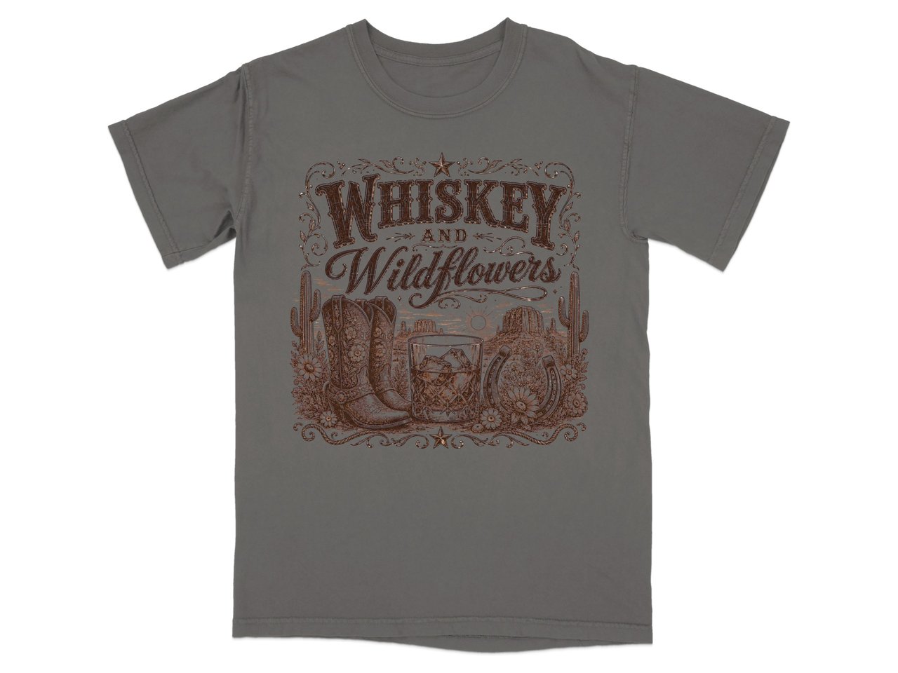 Whiskey & Wildflowers Desert Bloom T-Shirt