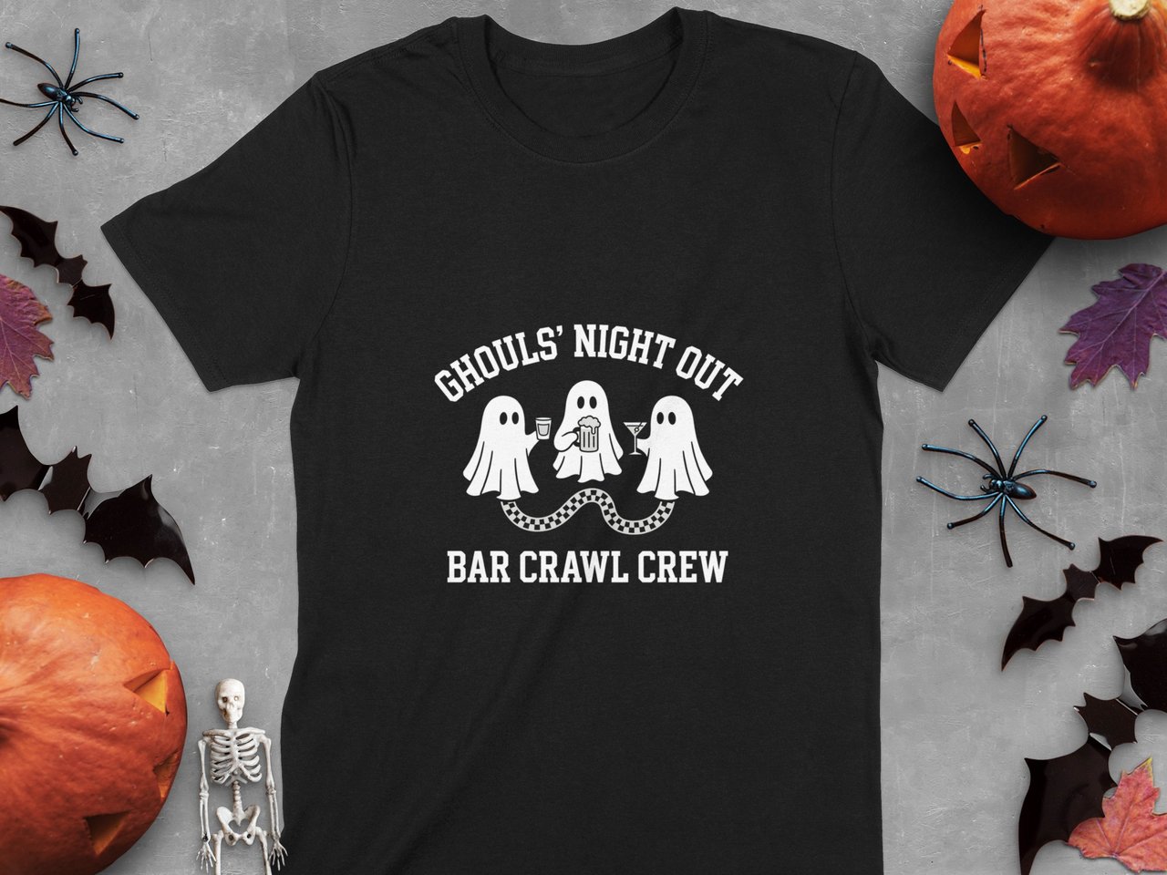 Ghouls Night Out Bar Crawl Tee