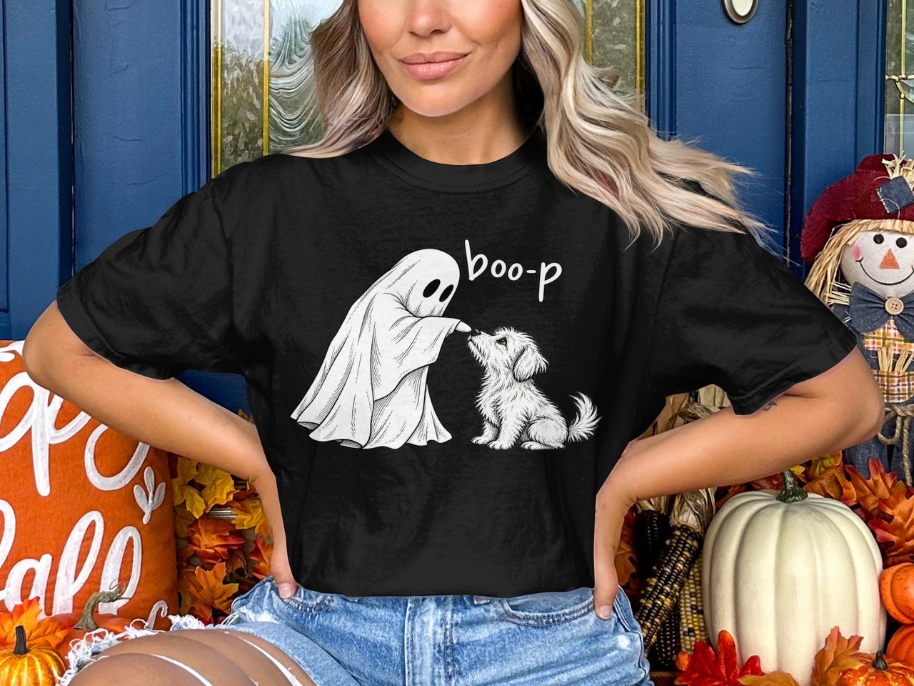 Ghost Boop Dog Tee