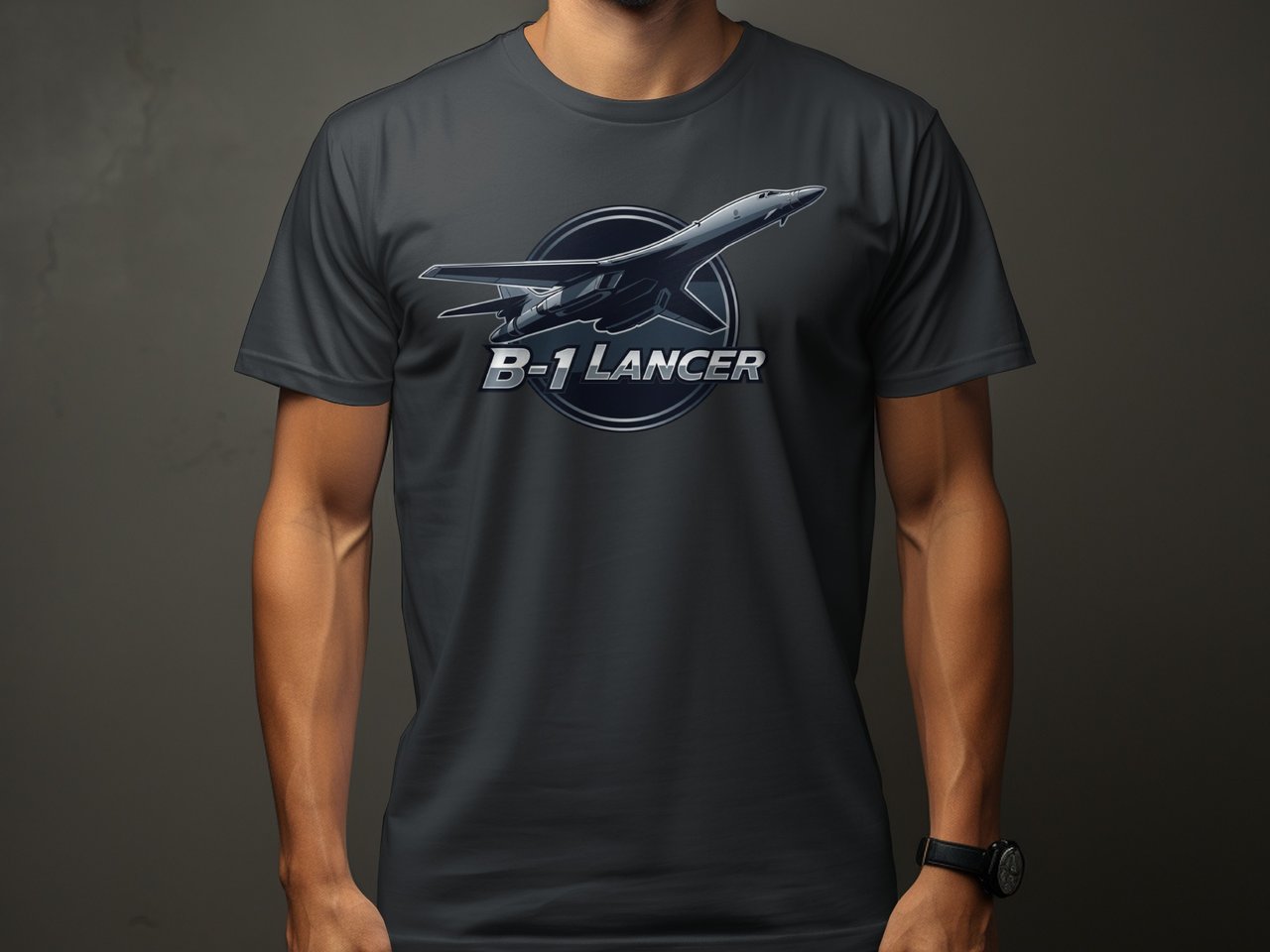B-1 Lancer T-Shirt, Military Aviation Bomber Graphic Tee, Air Force Veteran Pilot Gift, Supersonic Airplane Airshow Flight Shirt for Him