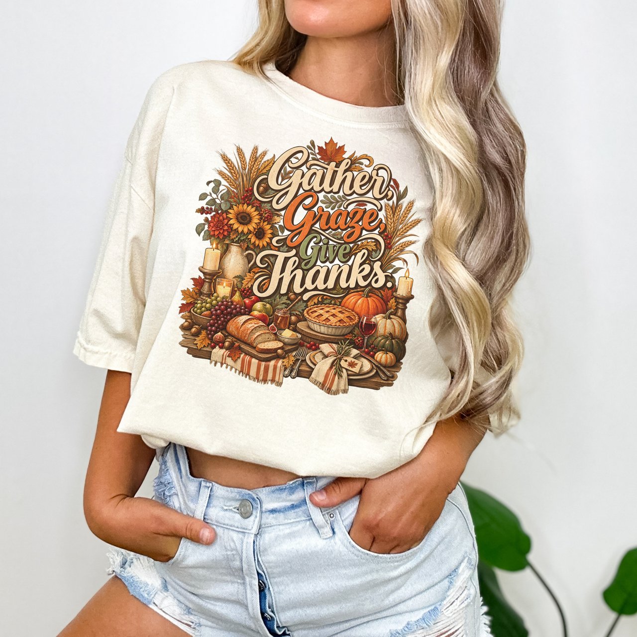 Gather Graze Give Thanks Tee