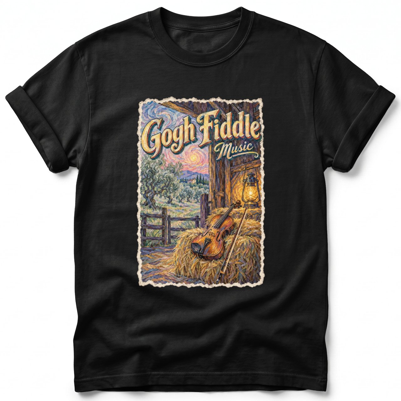 Gogh Fiddle ~ Comfort Colors Premium Tee