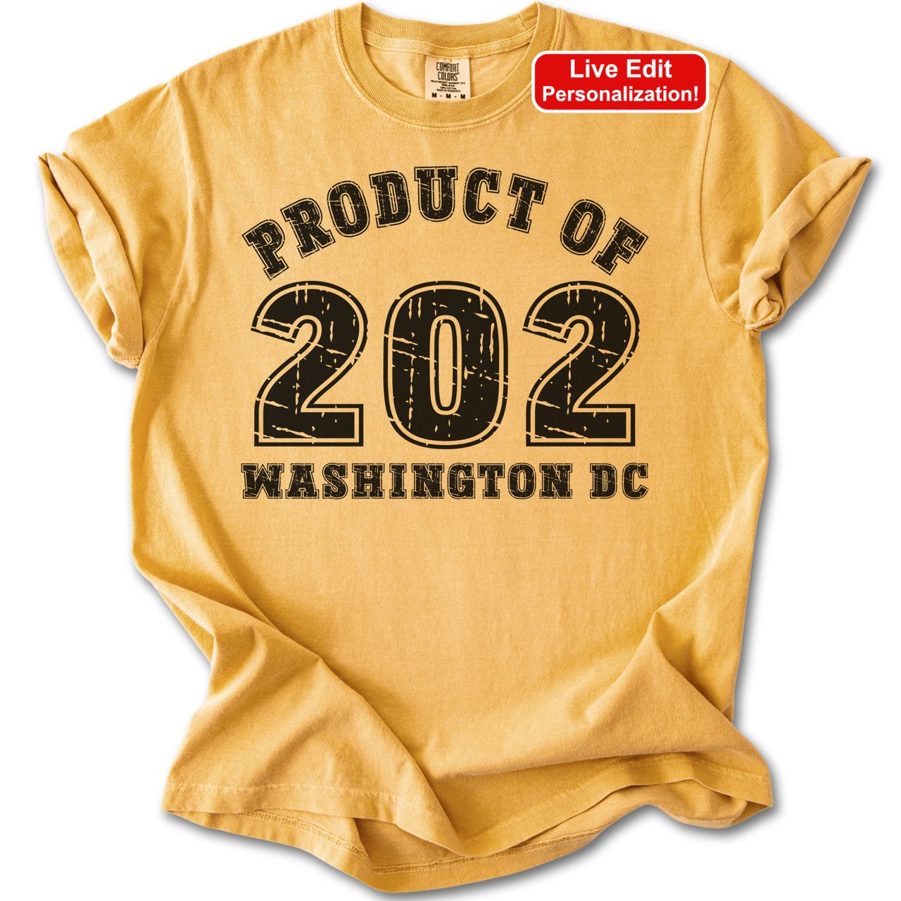 LIVE EDIT! Product of (Area Code) B1 Tee
