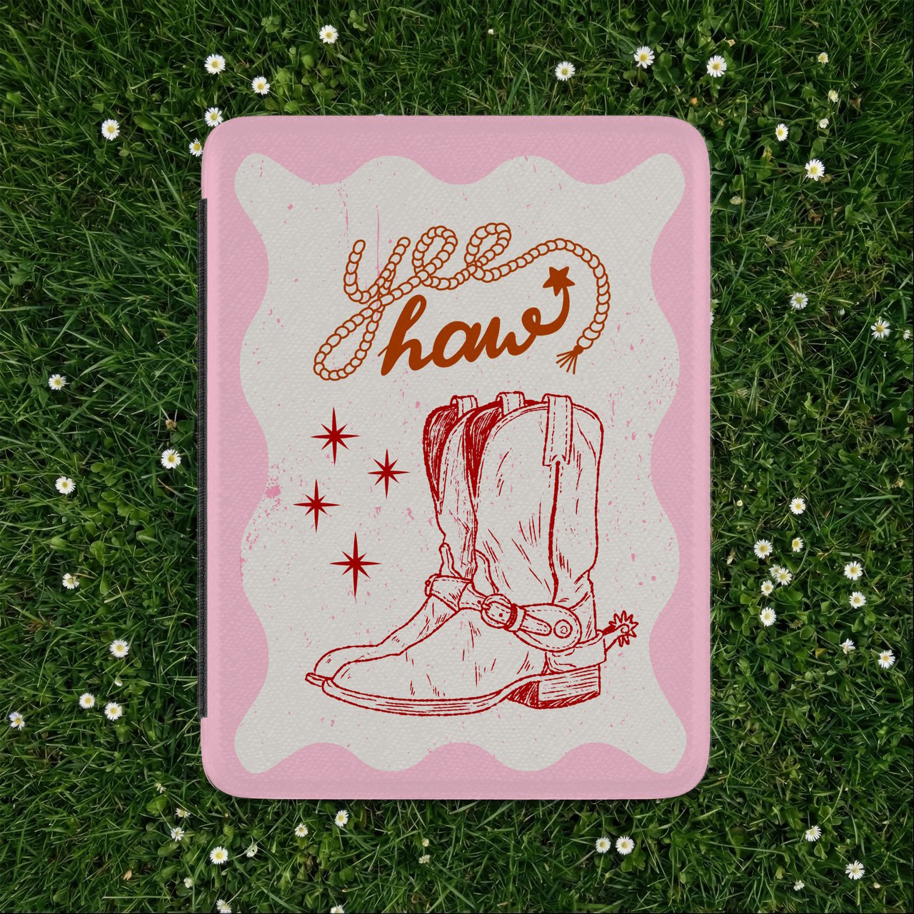 Yee Haw Cowboy Boots Kindle Case