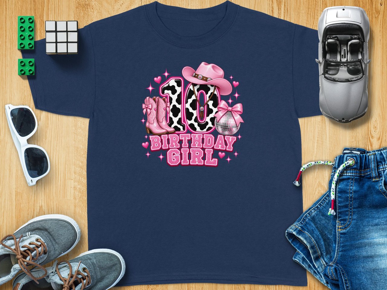 10th Birthday Cowgirl Tee