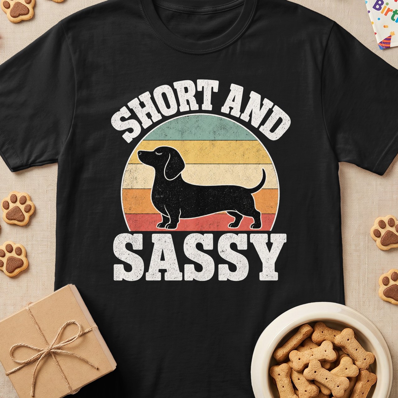 Short And Sassy Dachshund Tee