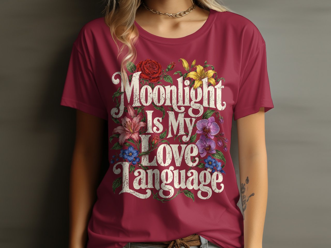 Moonlight Is My Love Language Tee