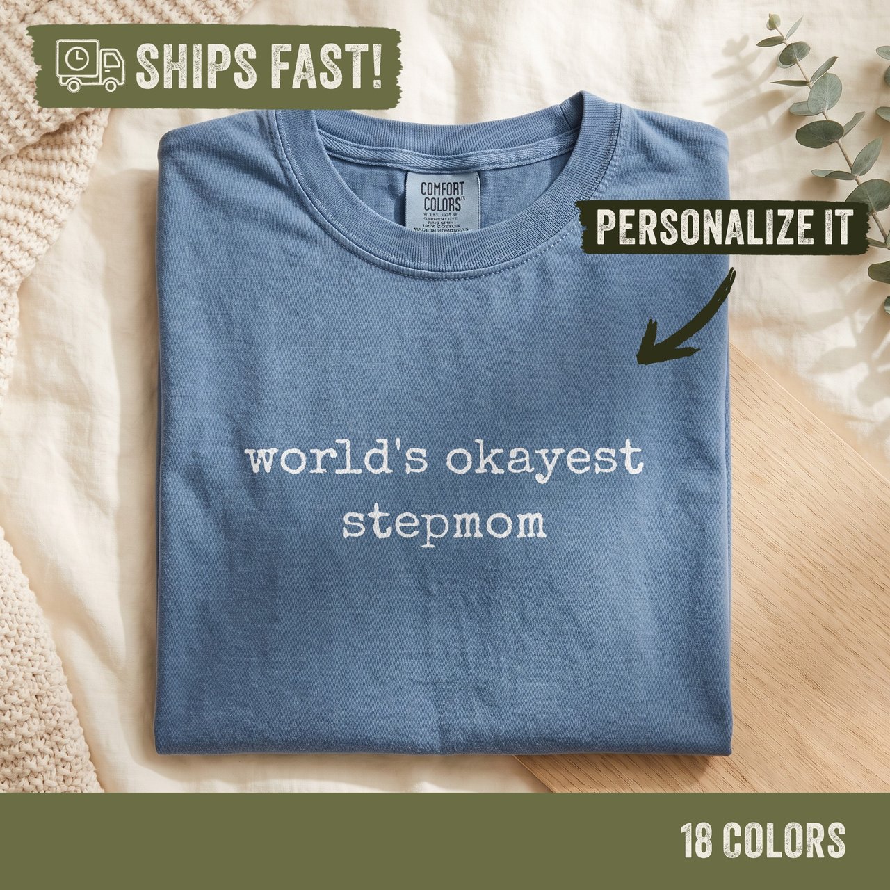 World's Okayest Stepmom Tee