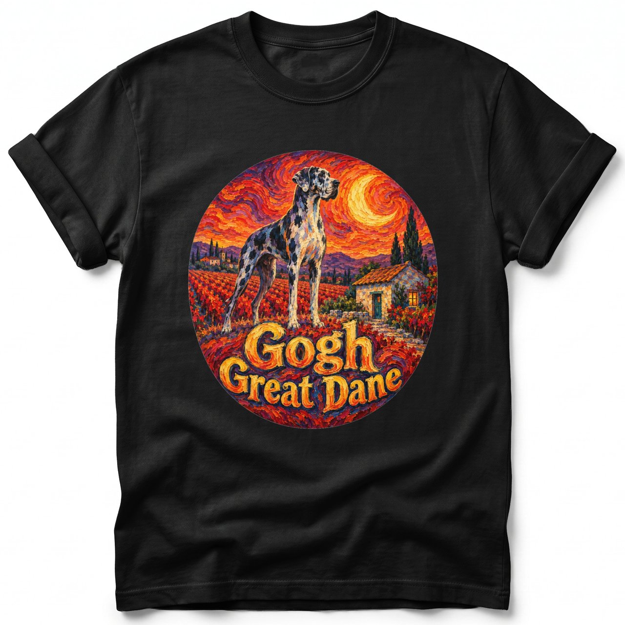 Gogh Great Dane ~ Comfort Colors Premium Tee