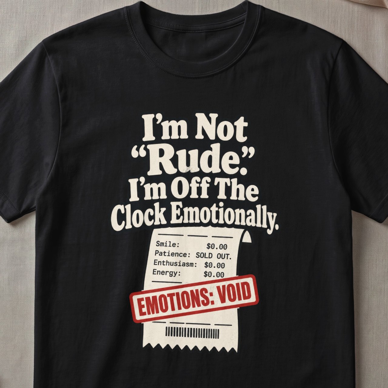 Off The Clock Emotionally T-Shirt