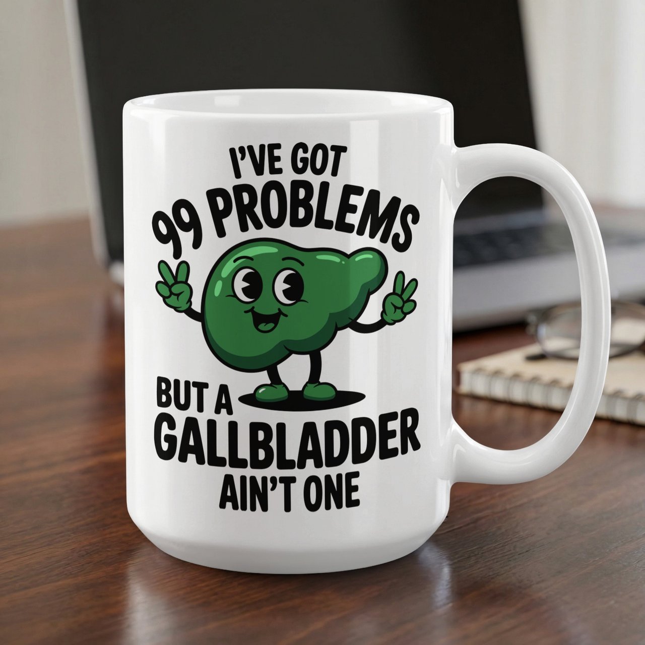 Gallbladder Removal Gift Mug – 99 Problems